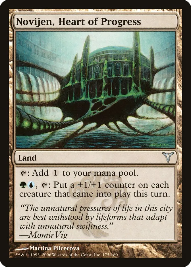 2006 Dissension Novijen, Heart of Progress uncommon #175 uncommon card image