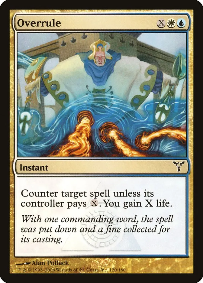 2006 Dissension Overrule common #120 common card image