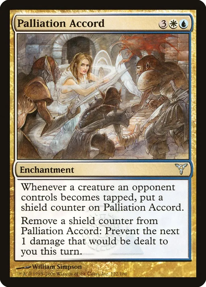2006 Dissension Palliation Accord #122 uncommon card image