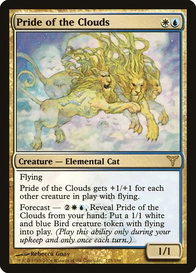 2006 Dissension Pride of the Clouds #125 rare card image