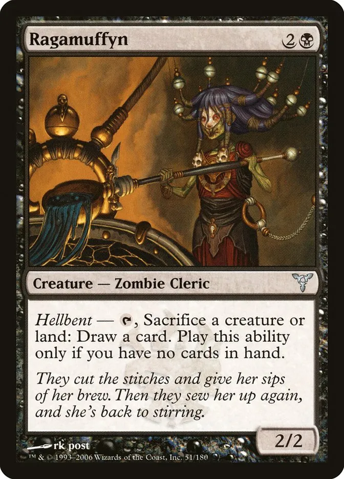 2006 Dissension Ragamuffyn #51 uncommon card image