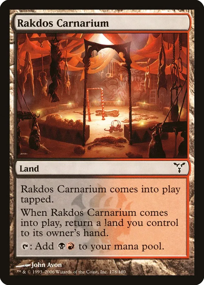 2006 Dissension Rakdos Carnarium #178 common card image