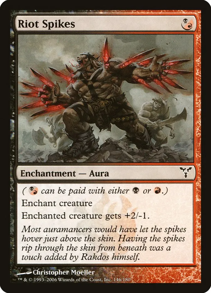 2006 Dissension Riot Spikes common #146 common card image