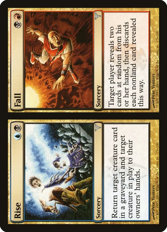 2006 Dissension Rise // Fall uncommon #156 uncommon card image