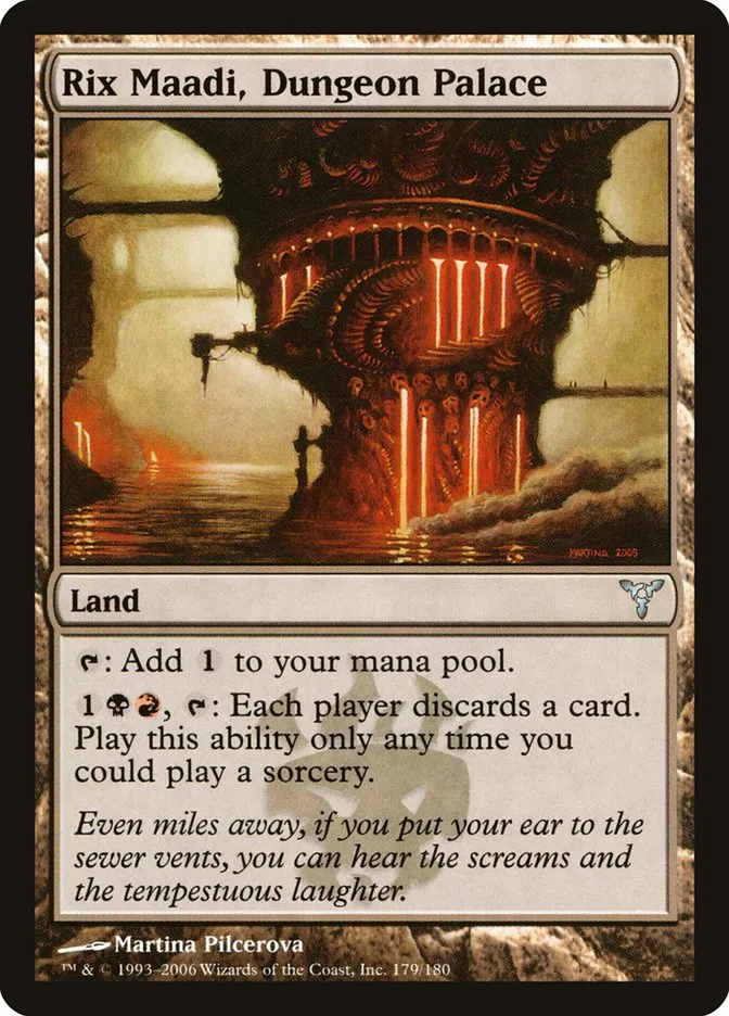 2006 Dissension Rix Maadi, Dungeon Palace #179 uncommon card image