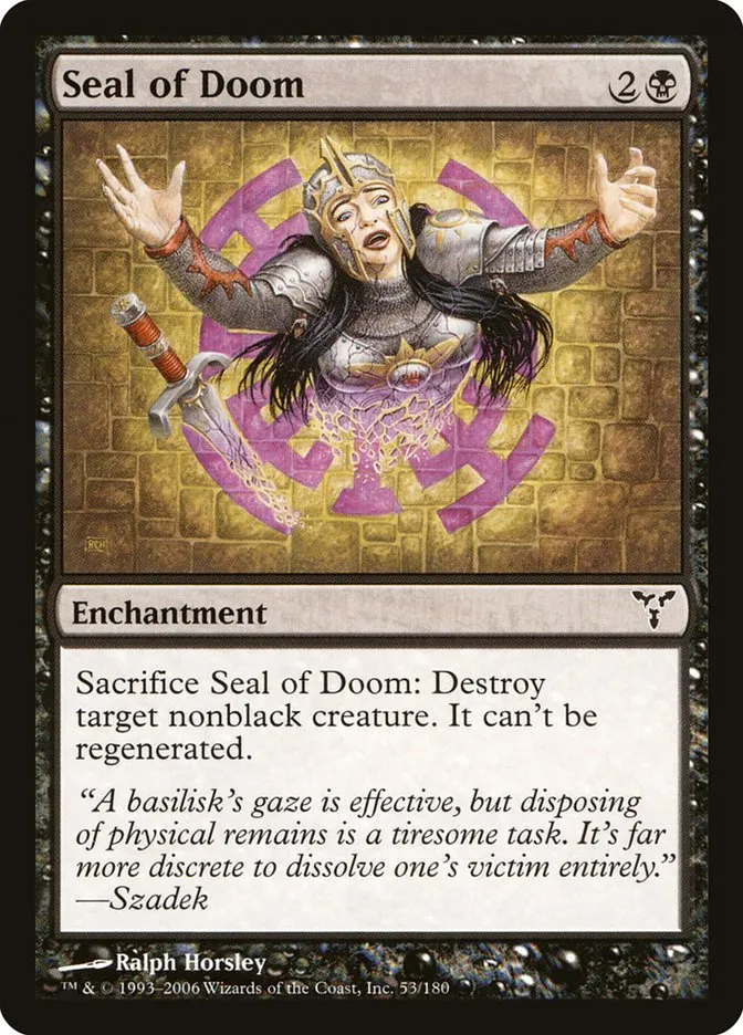 2006 Dissension Seal of Doom #53 common card image