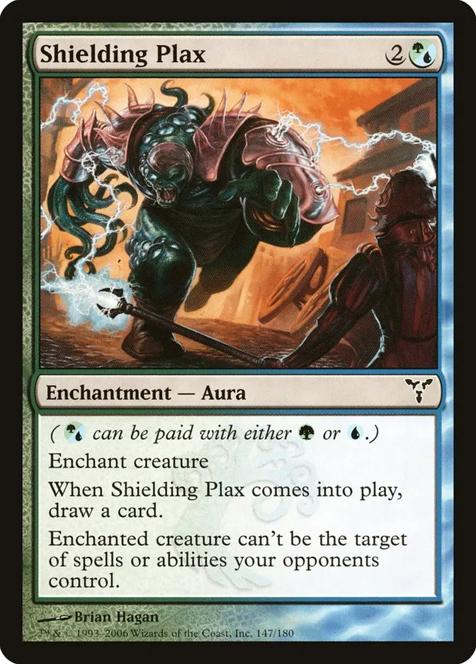 2006 Dissension Shielding Plax common #147 common card image
