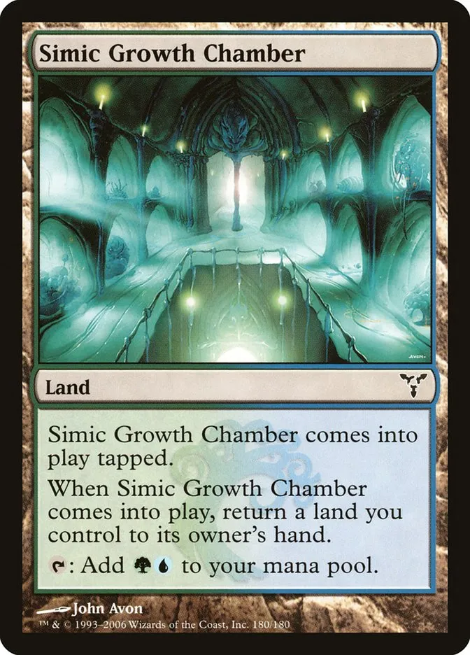 2006 Dissension Simic Growth Chamber common #180 common card image