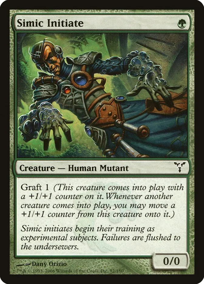 2006 Dissension Simic Initiate common #92 common card image