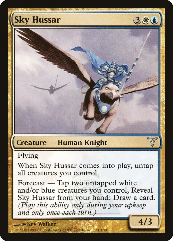 2006 Dissension Sky Hussar uncommon #131 uncommon card image