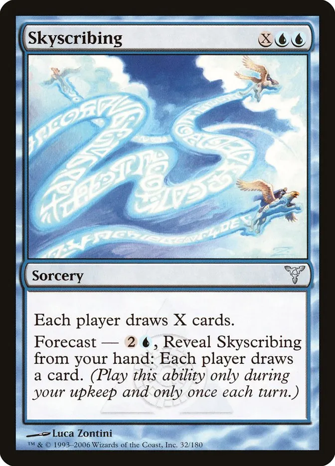 2006 Dissension Skyscribing uncommon #32 uncommon card image