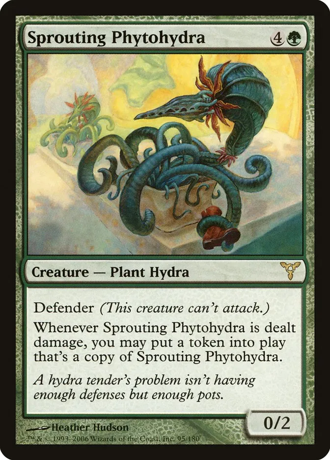 2006 Dissension Sprouting Phytohydra #95 rare card image