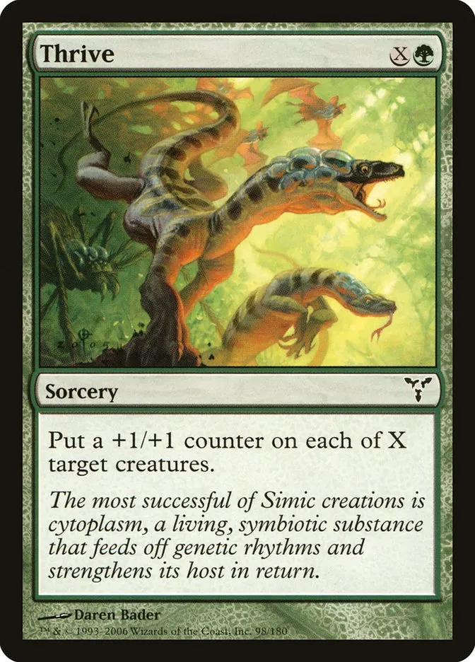 2006 Dissension Thrive common #98 common card image