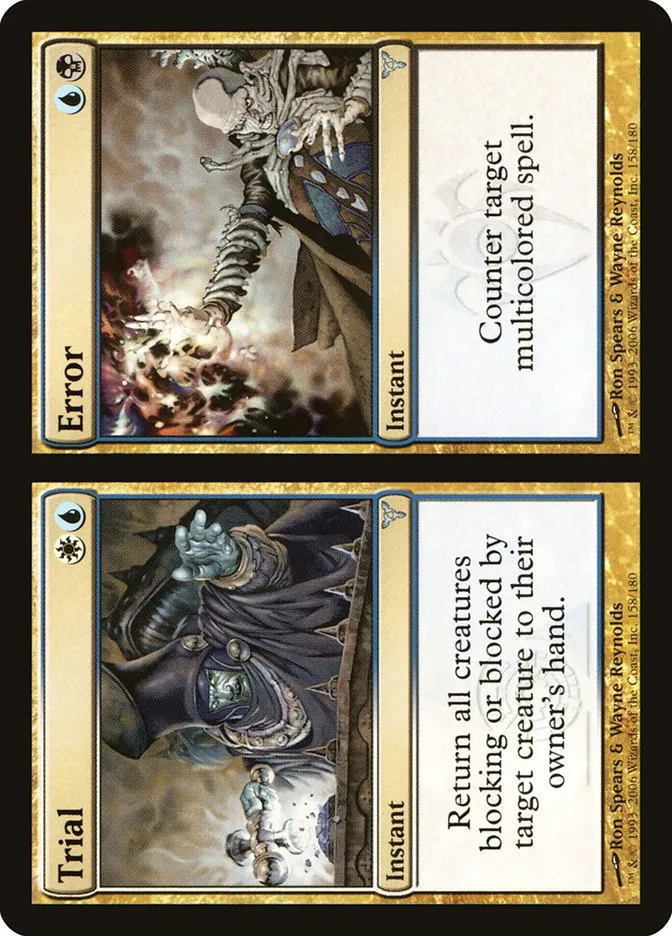 2006 Dissension Trial // Error uncommon #158 uncommon card image