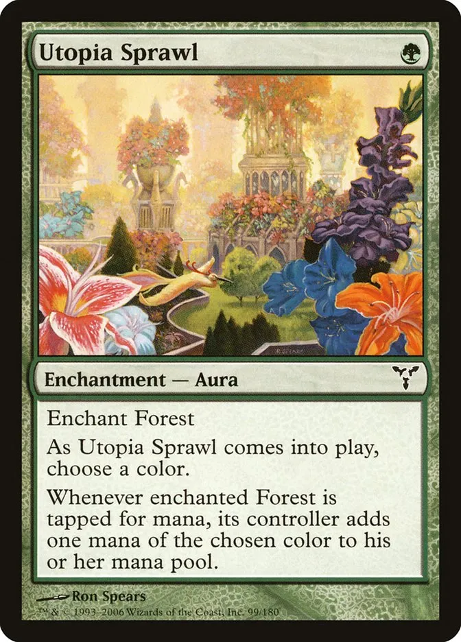 2006 Dissension Utopia Sprawl common #99 common card image