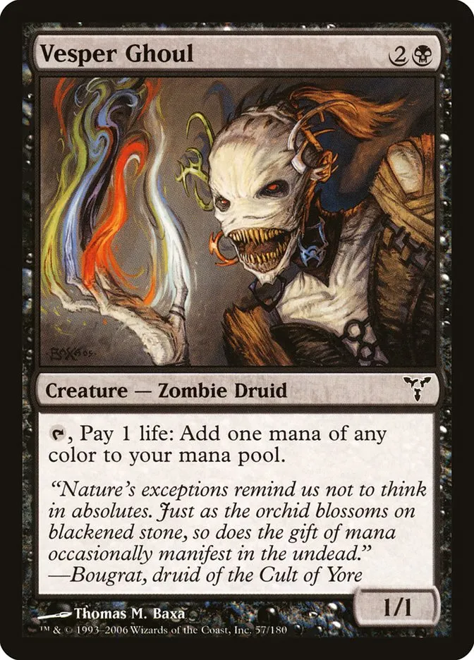 2006 Dissension Vesper Ghoul #57 common card image
