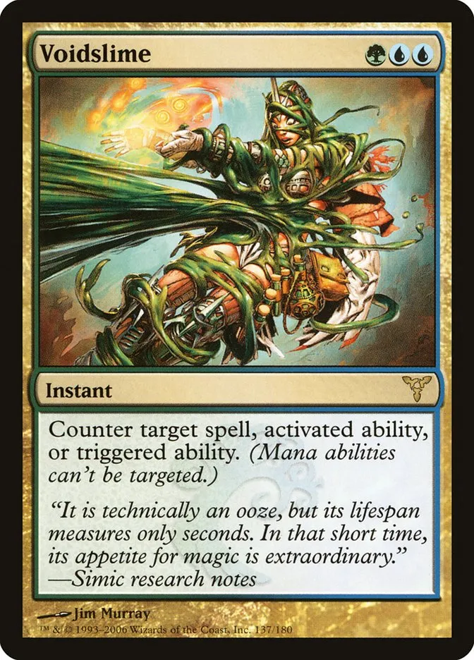 2006 Dissension Voidslime rare #137 rare card image