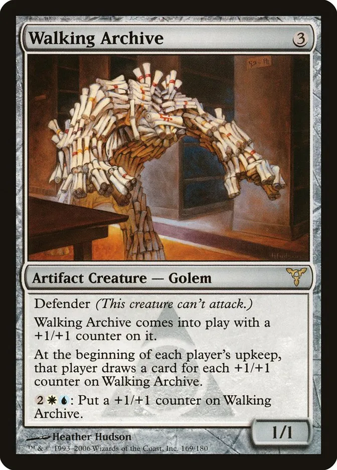 2006 Dissension Walking Archive #169 rare card image