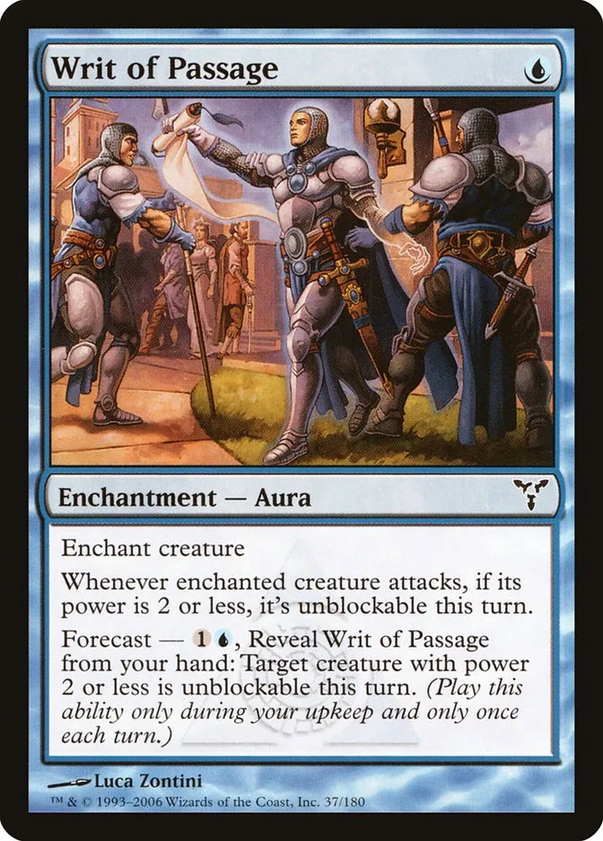 2006 Dissension Writ of Passage common #37 common card image