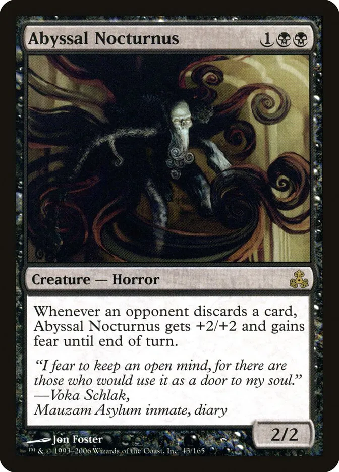 2006 Guildpact Abyssal Nocturnus #43 rare card image