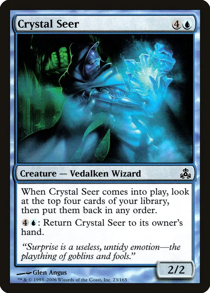 2006 Guildpact Crystal Seer common #23 common card image