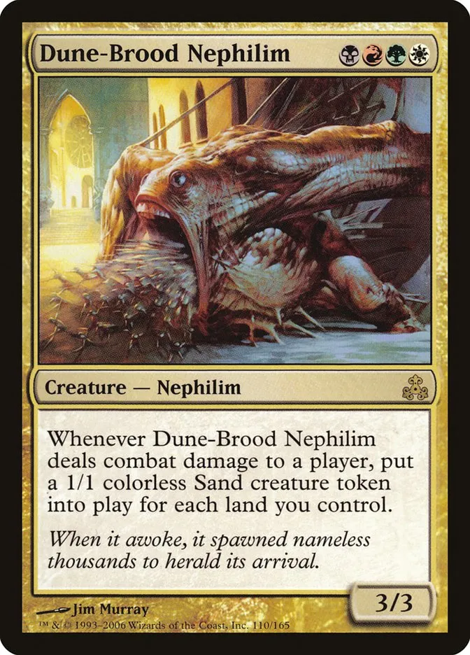 2006 Guildpact Dune-Brood Nephilim #110 rare card image