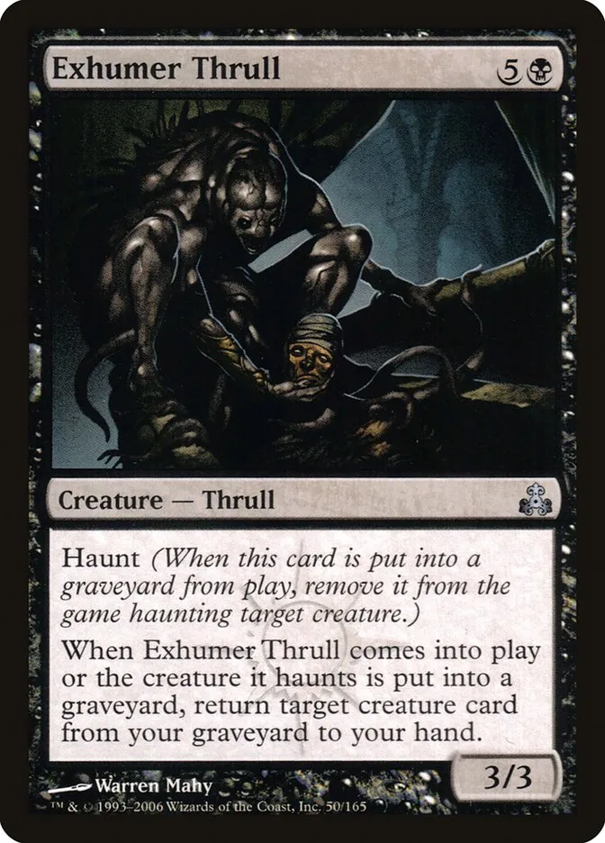 2006 Guildpact Exhumer Thrull uncommon #50 uncommon card image