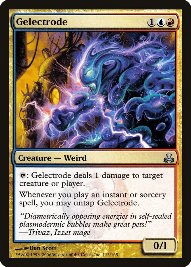 2006 Guildpact Gelectrode uncommon #113 uncommon card image
