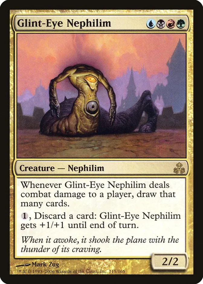2006 Guildpact Glint-Eye Nephilim #115 rare card image