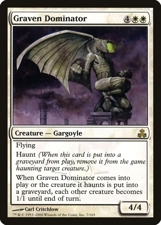 2006 Guildpact Graven Dominator rare #7 rare card image