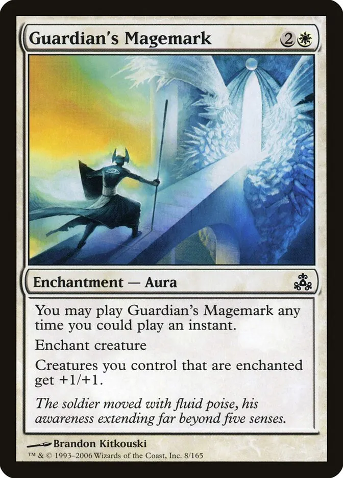 2006 Guildpact Guardian's Magemark common #8 common card image
