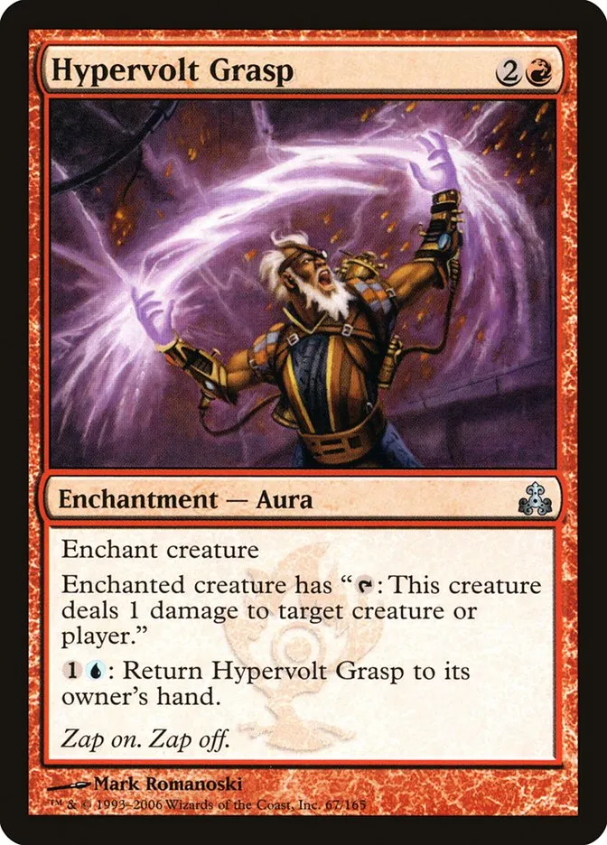 2006 Guildpact Hypervolt Grasp uncommon #67 uncommon card image
