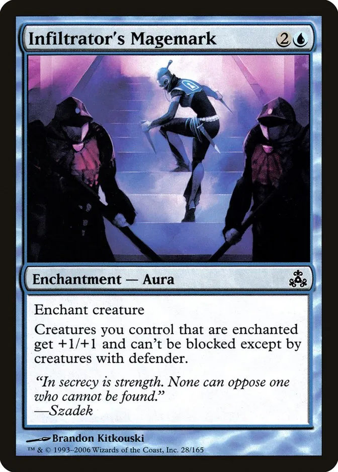 2006 Guildpact Infiltrator's Magemark common #28 common card image