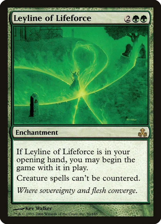 2006 Guildpact Leyline of Lifeforce #90 rare card image