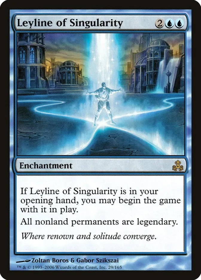 2006 Guildpact Leyline of Singularity #29 rare card image