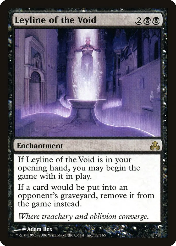 2006 Guildpact Leyline of the Void #52 rare card image