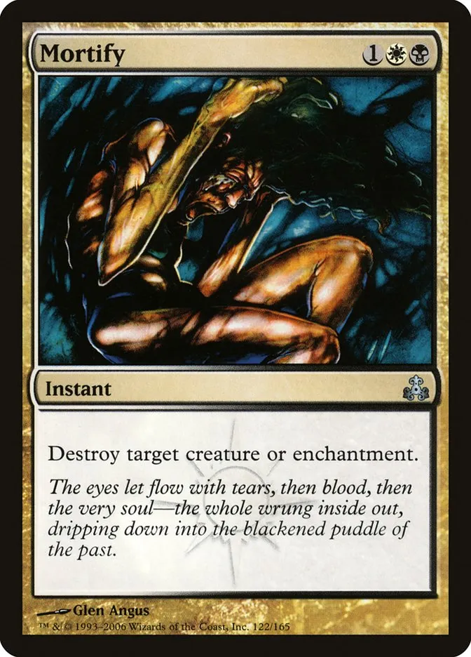 2006 Guildpact Mortify uncommon #122 uncommon card image