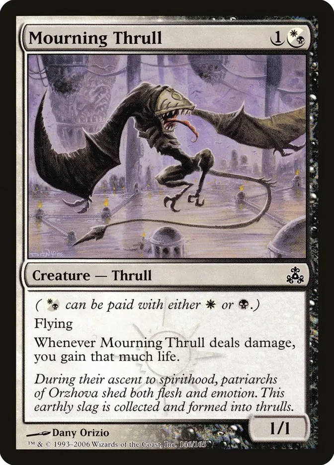 2006 Guildpact Mourning Thrull common #146 common card image