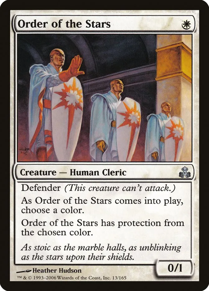 2006 Guildpact Order of the Stars #13 uncommon card image