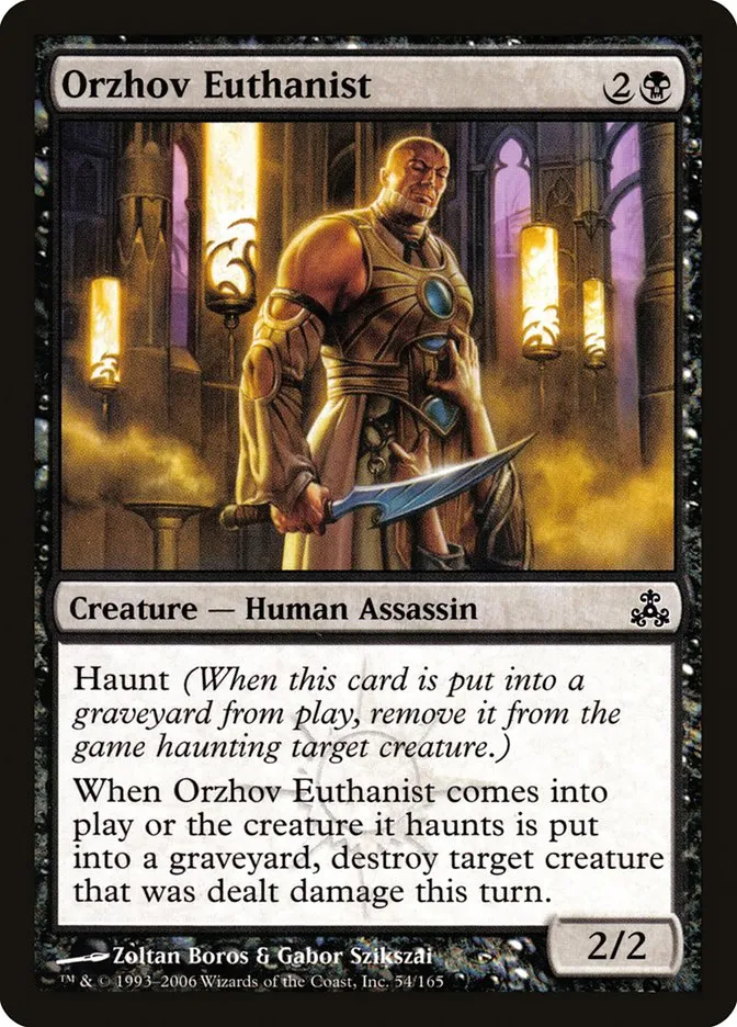 2006 Guildpact Orzhov Euthanist common #54 common card image