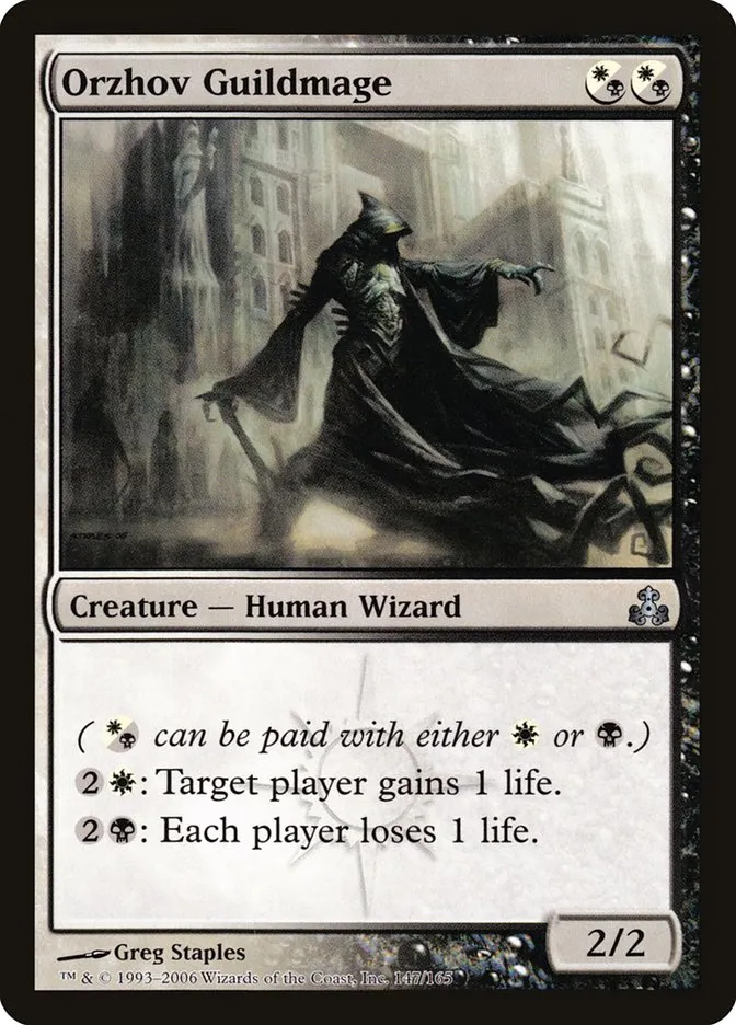 2006 Guildpact Orzhov Guildmage #147 uncommon card image