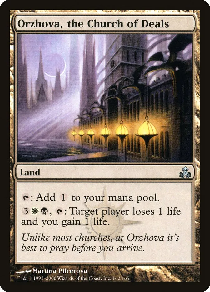 2006 Guildpact Orzhova, the Church of Deals #162 uncommon card image