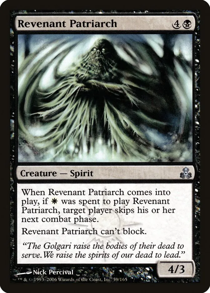 2006 Guildpact Revenant Patriarch uncommon #59 uncommon card image