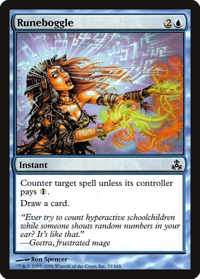 2006 Guildpact Runeboggle common #33 common card image