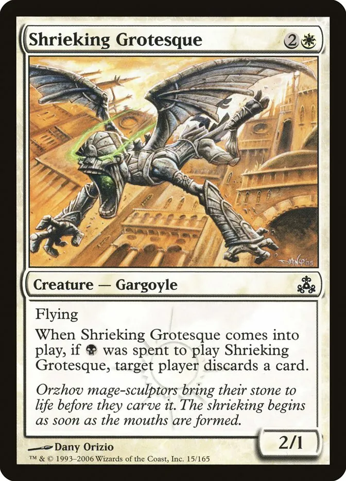 2006 Guildpact Shrieking Grotesque common #15 common card image