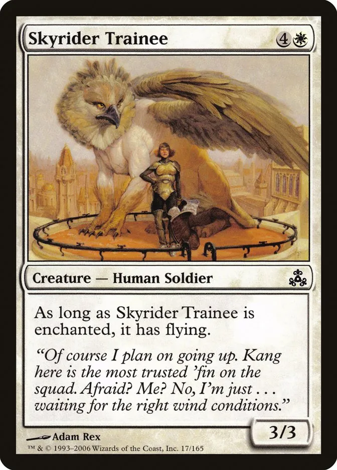 2006 Guildpact Skyrider Trainee common #17 common card image