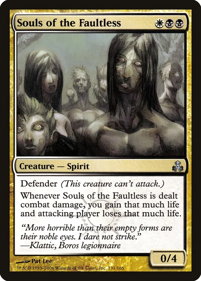 2006 Guildpact Souls of the Faultless #131 uncommon card image