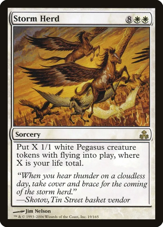 2006 Guildpact Storm Herd rare #19 rare card image