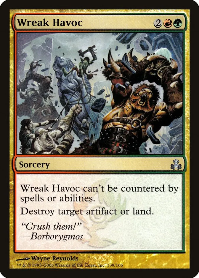 2006 Guildpact Wreak Havoc #139 uncommon card image