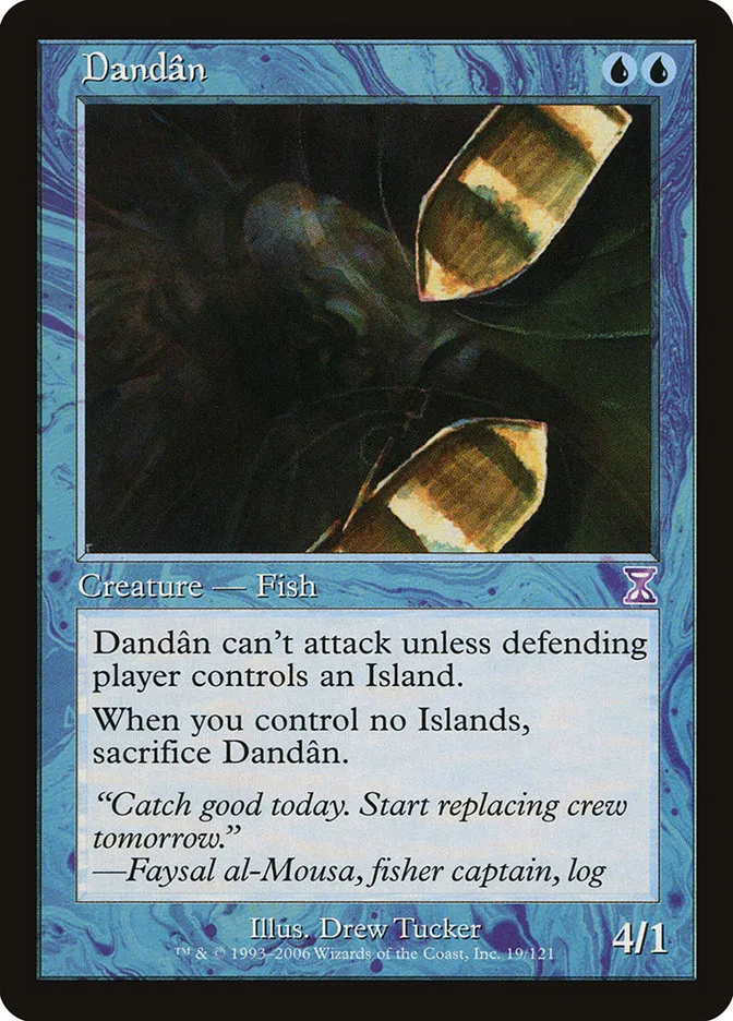 2006 Time Spiral Timeshifted Dandân special #19 special card image